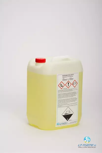 Natriumhypokloriitti 10 % 10 l - Ammatti kemikaalit - 1010010 - 1