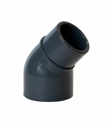 PVC Kulma 45° Supistuva - PVC-osat - GRY-050 - 1