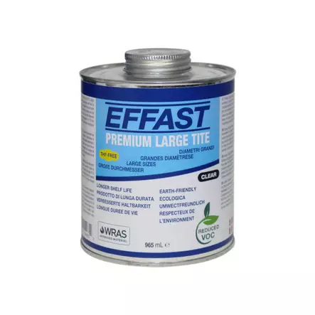 PVC Liima Effast Tite large 1000 ml - Liimat ja puhdistusaineet - EFF1000 - 1