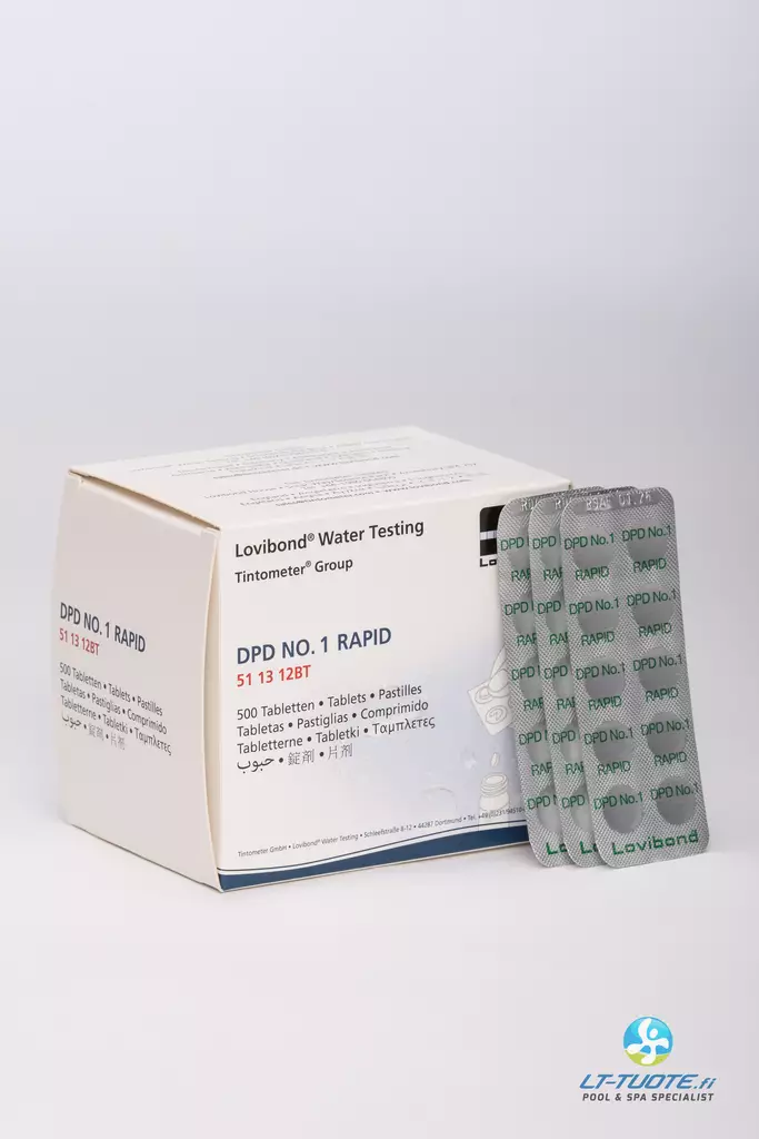 DPD 1 tabletti Rapid 500 kpl - Tabletit ja tarvikkeet - 511312500 - 2