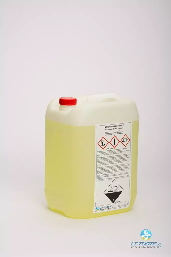 Natriumhypokloriitti 10 % 10 l - Ammatti kemikaalit - 1010010 - 1