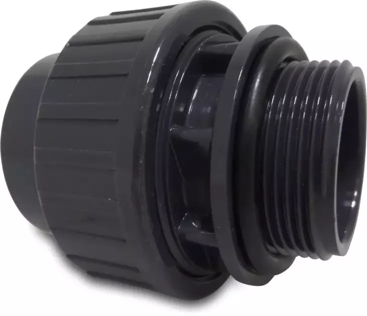 PVC Yhdistäjä 50 x 1½" O-renkaalla uk - PVC-osat - EHM2050 - 1