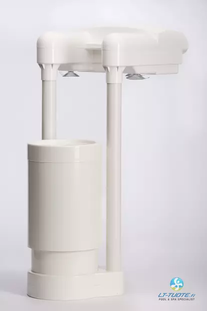 Pintaventtiili/tulosuutin yhdistelmä, reunan yli asennus - Uima-altaan venttiilit ja suuttimet - 136441 - 4