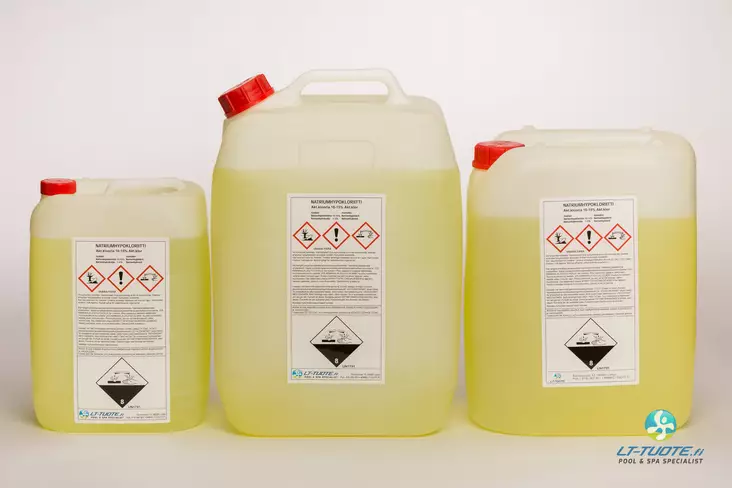 Natriumhypokloriitti 10 % 1 l - Ammatti kemikaalit - 1010001 - 1