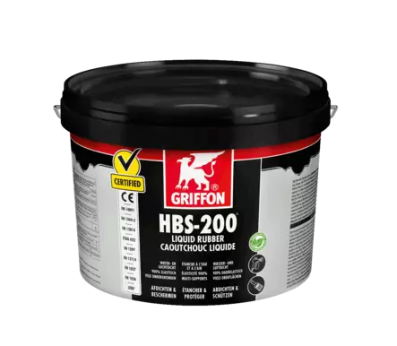 Griffon HBS-200 nestemäinen kumi 1 L - Liimat ja puhdistusaineet - 6313832 - 1