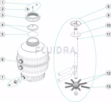 Cantabric Suodattimen kannen kehä - Suodatin varaosat - 0403 - 2