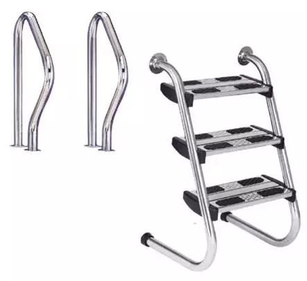 Helpponousuiset portaat 2-osaiset - Portaat ja kaiteet - 100643 - 1