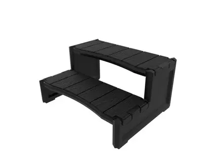 Porealtaan portaat EZY Step, Musta - Portaat - 10013 - 1