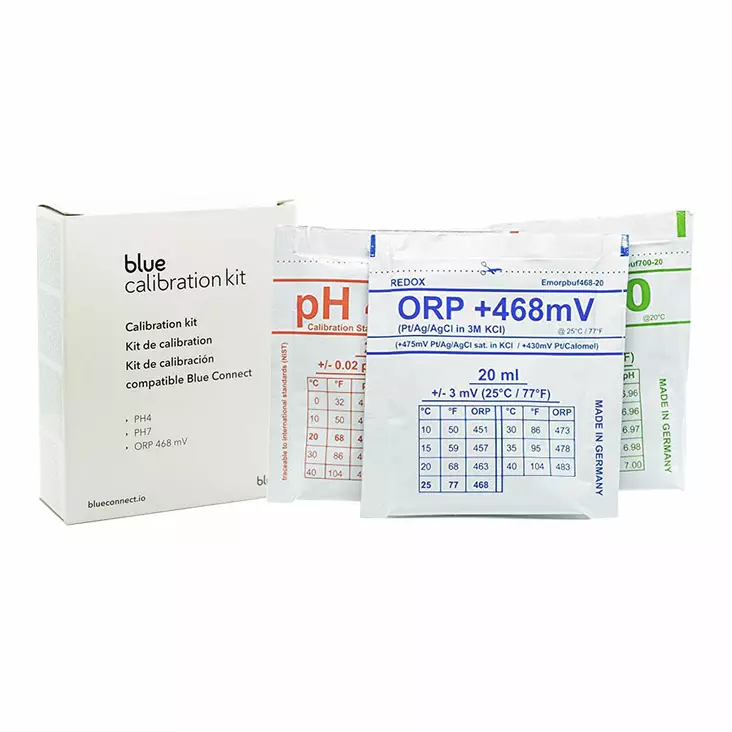 Blue Kalibrointi sarja - Kloori/pH mittarit ja tabletit - 71666 - 1
