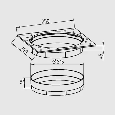 Pintaventtiilin korokerengas, Peraqua - Uima-altaan venttiilit ja suuttimet - 170607 - 2