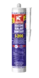 Griffon Silikooni S-200 valkoinen - Liimat ja puhdistusaineet - 6315507 - 1