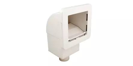 Pintaventtiili porealtaalle, edestä tyhjennettävä, ABS muovia - Uima-altaan venttiilit ja suuttimet - 10999 - 1